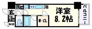 アスヴェル神戸元町海岸通の物件間取画像